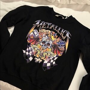 Boys H&M Black Graphic Sweatshirt